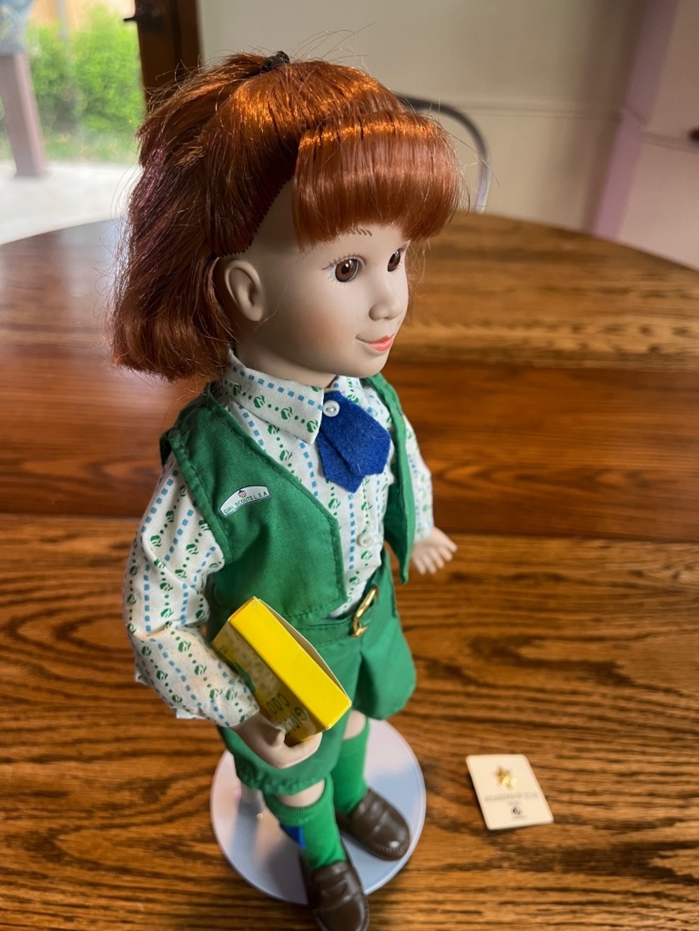 Vintage Girl Scout Doll with Membership Star ⭐️ - Picture 8 of 16